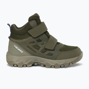 Scarpe per bambini Viking Track Mid 2V Waterproot olive