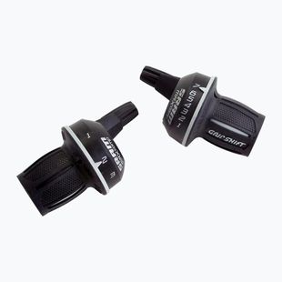 Leva del deragliatore destra SRAM MRX Comp Twist Shifter 7Sp nero