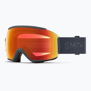 Maschera da sci Smith Sequence OTG S2 slate/chromapop everyday red mirror