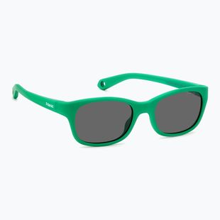 Occhiali da sole Polaroid PLD K006/S verde/grigio polarizzati per bambini