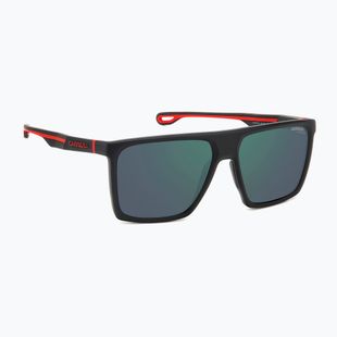 Carrera 4019/S occhiali da sole da uomo nero opaco rosso/verde grigio ad alto contrasto antiriflesso