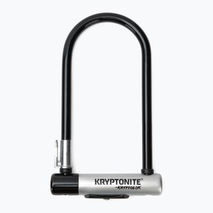 Kryptonite Kryptolok Standard U-Lock + cavo Kryptoflex nero/grigio lucchetto per bicicletta