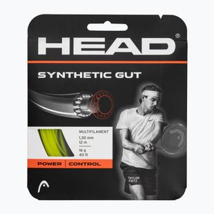 Corda da tennis HEAD in budello sintetico 12 m giallo