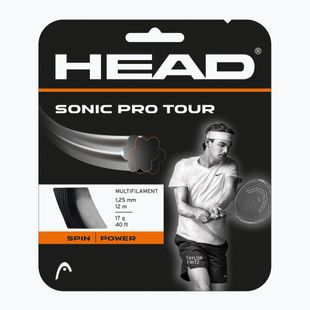HEAD Sonic Pro Tour corda da tennis 12 m nero