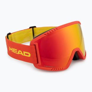 Maschera da sci HEAD Contex red/red/fmr yellow red