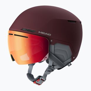 Casco da sci da donna HEAD Cinema Pro W berry/rosso giallo