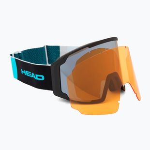 HEAD Neves Pro 5K Race occhiali da sci cromo/rd/5k cromo/arancio