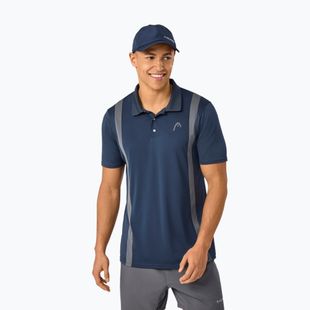 Polo da tennis da uomo HEAD Club 25 Tech Polo navy