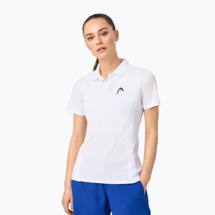 Maglietta da tennis da donna HEAD Club 25 Tech Polo W white