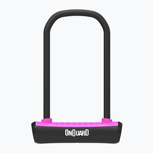 Serratura per bicicletta OnGuard Neon 8153PN U-Lock nera/rosa