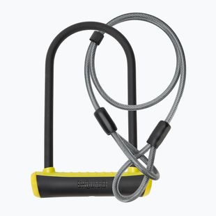 OnGuard Neon 8154YL Lucchetto a U nero/giallo per biciclette