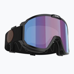 Occhiali da sci Bliz Rave Nano Optics Nordic Light nero opaco/blu viola multi