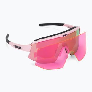 Occhiali da sole Bliz Breeze rosa cipria opaco/marrone rosa multi/rosa