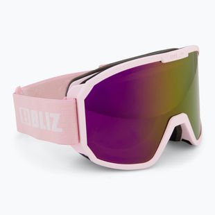 Bliz Rave opaco polvere rosa/marrone rosa multi occhiali da sci