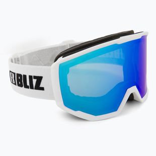 Occhiali da sci Bliz Spark bianco/fumo/blu