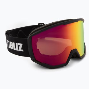 Occhiali da sci Bliz Spark nero/marrone&rosso