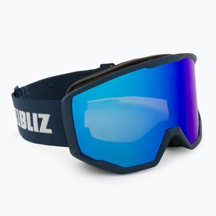 Occhiali da sci Bliz Spark blu scuro/marrone/blu