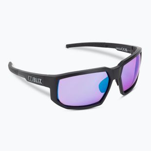 Occhiali da sole Bliz Arrow Nano Optics Nordic Light nero opaco/begonia/blu viola multi