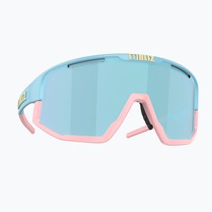 Occhiali da sole Bliz Fusion Small opaco blu pastello/fumo/blu ghiaccio multi