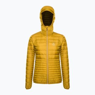 Piumino da donna Haglöfs Micro Nordic Down Hood foglie d'autunno