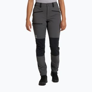 Pantaloni da trekking da donna Haglöfs Mid Standard magnetite/nero vero