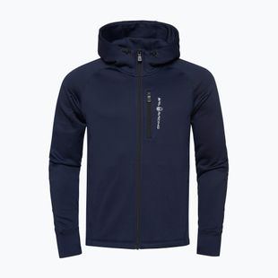 Felpa nautica da uomo Sail Racing Spray Powerstretch Zip Hood dark navy