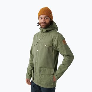 Giacca antivento da uomo Fjällräven Greenland green