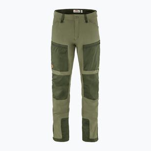 Pantaloni da trekking da uomo Fjällräven Keb Agile verde alloro/bosco profondo