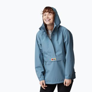 Giacca da pioggia da donna Fjällräven Vardag Hydratic Anorak blu alba