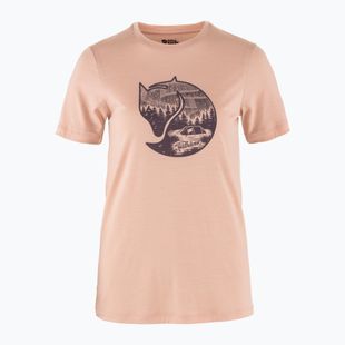 Camicia da trekking donna Fjällräven Abisko Wool Fox chalk rose/ port