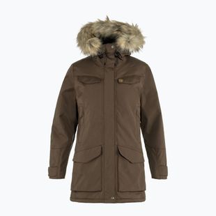 Cappotto imbottito da donna Fjällräven Nuuk Parka dark oak