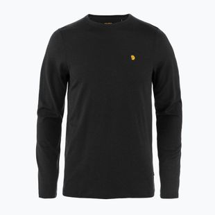 Maglia da trekking a maniche lunghe da uomo Fjällräven Bergtagen Merino black