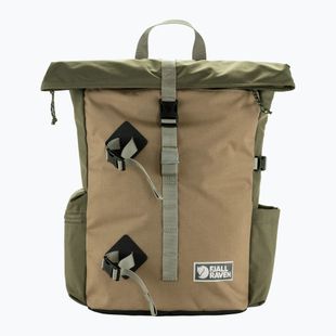 Zaino urbano Fjällräven Vardag Foldsack 25 l green/clay