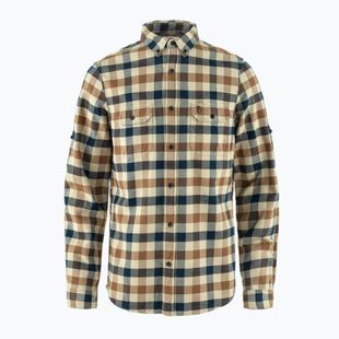 Camicia da uomo Fjällräven Skog Slim fossil/dark navy