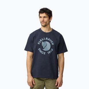 Maglietta da uomo Fjällräven Relaxed dark navy