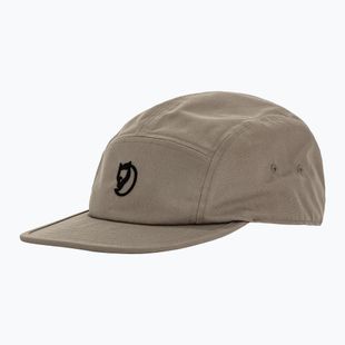 Cappellino con visiera Fjällräven Flat Brim suede brown