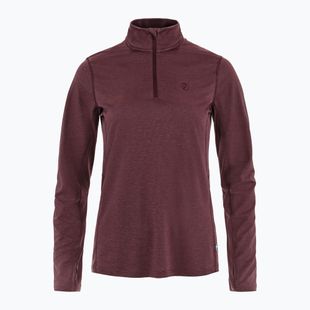Felpa trekking da donna Fjällräven Abisko Day Hike Half Zip port