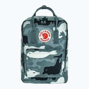 Zaino urbano Fjällräven Kanken Graphics Laptop 15" 18 l nimbus blue/hidden animals