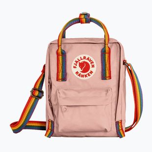 Borsello Fjällräven Kanken Rainbow Sling 2,5 l chalk rose/rainbow