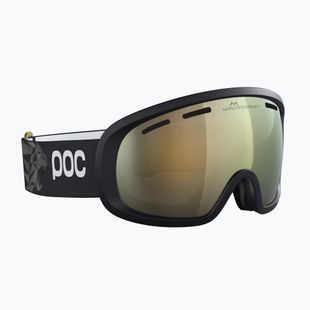Maschera da sci POC Fovea Mid Marco Odermatt Ed. uranium black/podium gold/sunny gold