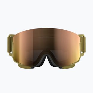 Maschera da sci POC Nexal olivine green/partly sunny rose gold