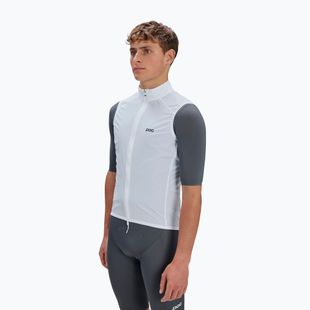 Gilet da ciclismo da uomo POC Enthral hydrogen white