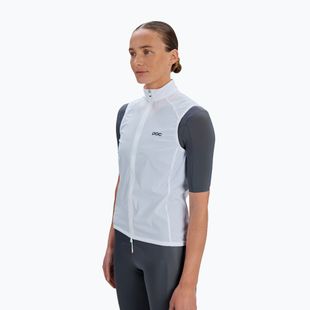 Gilet da ciclismo da donna POC Enthral W hydrogen white