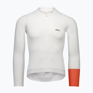 Maglia a maniche lunghe da ciclismo da uomo POC Cadence Jersey hydrogen white
