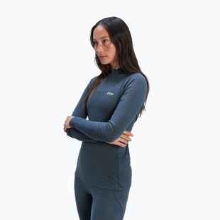 Maglia termica da donna POC Layer Merino Mock Neck Jersey sylvanite grey