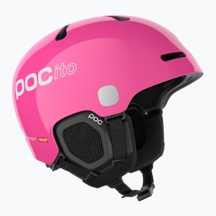 Casco da sci per bambini POC POCito Fornix MIPS fluorescent pink