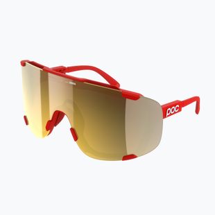 Occhiali da sole POC Devour prismane red/clarity road/partly sunny gold
