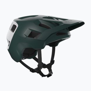 POC Kortal Race MIPS casco da bici verde pargasite opaco/bianco idrogeno opaco