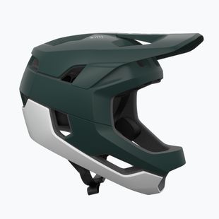 POC Otocon Race MIPS casco da bici verde pargasite opaco/bianco idrogeno opaco