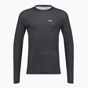 Maglia ciclismo uomo manica lunga POC Motion Air nero uranio